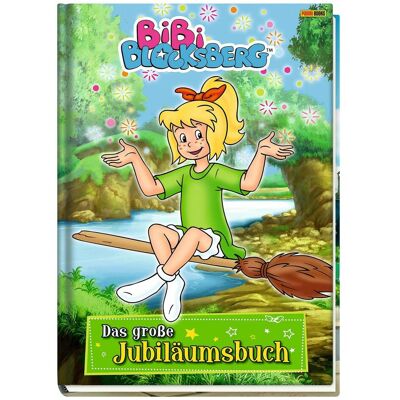 Panini Bibi Blocksberg: Das grosse Jubiläumsbuch, Livre pour enfants de Carolin Böttler, Vincent Andreas, Nelly Sand, Doris Riedl - Publicité Panini Bibi Blocksberg: Das grosse Jubiläumsbuch, Livre pour enfants de Carolin Böttler, Vincent Andreas, Nelly Sand, Doris Riedl - Publicité