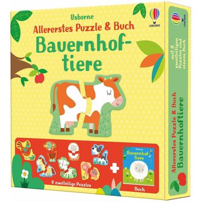 Usborne Publishing Oldham:Tout premier puzzle & livre : Bauer (8 pièces) - Publicité Usborne Publishing Oldham:Tout premier puzzle & livre : Bauer (8 pièces) - Publicité