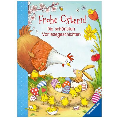 Ravensburger Frohe Ostern! - Die schönsten Vorlesegeschichten, Livre pour enfants de Ursel Scheffler, Regina Noir, Sabine Cuno, Stephanie Polák - Publicité Ravensburger Frohe Ostern! - Die schönsten Vorlesegeschichten, Livre pour enfants de Ursel Scheffler, Regina Noir, Sabine Cuno, Stephanie Polák - Publicité
