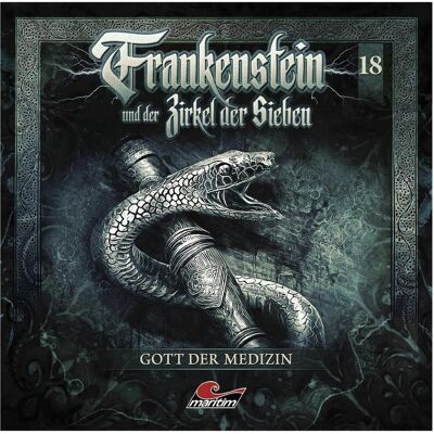 Phonag Frankenstein 18 - Gott Der Medizin, Livres audio de Frankenstein et le Cercle des Sept - Publicité Phonag Frankenstein 18 - Gott Der Medizin, Livres audio de Frankenstein et le Cercle des Sept - Publicité