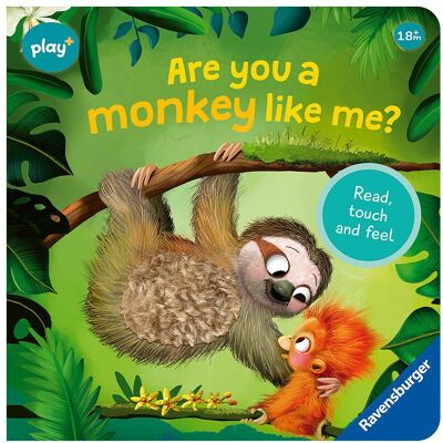 Ravensburger, Livres pour bébé, Play+ Êtes-vous un singe comme moi?, Livre pour bébé 18+ mois (Anglais) - Publicité Ravensburger, Livres pour bébé, Play+ Êtes-vous un singe comme moi?, Livre pour bébé 18+ mois (Anglais) - Publicité