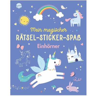 Arena, Autocollants, Mein magischer Rätsel-Sticker-Spass – Einhörner - Publicité Arena, Autocollants, Mein magischer Rätsel-Sticker-Spass – Einhörner - Publicité