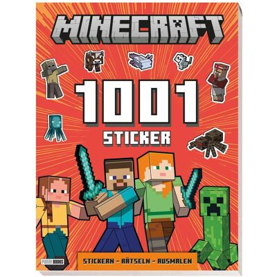 Panini, Autocollants, Minecraft : 1001 Stickers : Stickers - Enigmes - Coloriage (1001 Autocollants) - Publicité Panini, Autocollants, Minecraft : 1001 Stickers : Stickers - Enigmes - Coloriage (1001 Autocollants) - Publicité