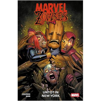 Panini Marvel Zombies: Untot in New York, Fiction de Thomas Karjewski, Jason Muhr, Robert Syska - Publicité Panini Marvel Zombies: Untot in New York, Fiction de Thomas Karjewski, Jason Muhr, Robert Syska - Publicité