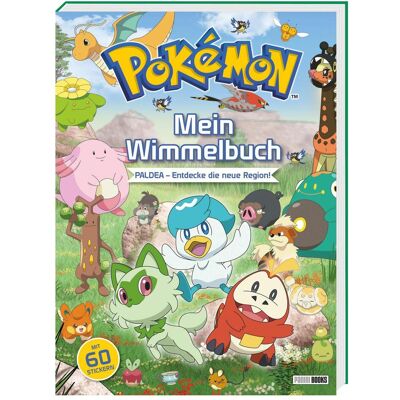 Panini Pokémon: Mein Wimmelbuch: Paldea - Entdecke die neue Region! (Allemand) - Publicité Panini Pokémon: Mein Wimmelbuch: Paldea - Entdecke die neue Region! (Allemand) - Publicité