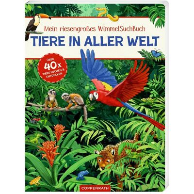 Coppenrath, Livres pour bébé, Mein riesengrosses WimmelSuchBuch: Tiere in aller Welt (Allemand) - Publicité Coppenrath, Livres pour bébé, Mein riesengrosses WimmelSuchBuch: Tiere in aller Welt (Allemand) - Publicité