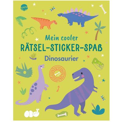 Arena, Autocollants, Mein cooler Rätsel-Sticker-Spass – Dinosaurier - Publicité Arena, Autocollants, Mein cooler Rätsel-Sticker-Spass – Dinosaurier - Publicité