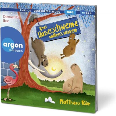 Argon Drei Wasserschweine wollen's wissen, Livres audio de Ours Dietmar, Matthäus Bär - Publicité Argon Drei Wasserschweine wollen's wissen, Livres audio de Ours Dietmar, Matthäus Bär - Publicité