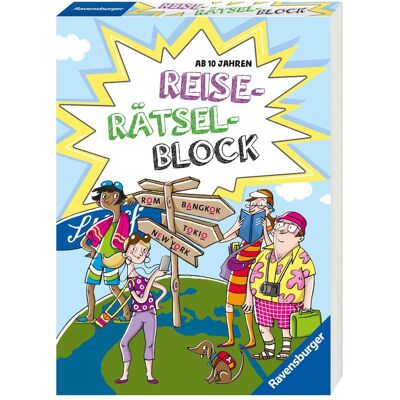 Ravensburger Reise-Rätselblock ab 10 Jahren, Livre pour enfants de Dominique Conte, Cornelia Rist, Isabel Grosse Holtforth - Publicité Ravensburger Reise-Rätselblock ab 10 Jahren, Livre pour enfants de Dominique Conte, Cornelia Rist, Isabel Grosse Holtforth - Publicité