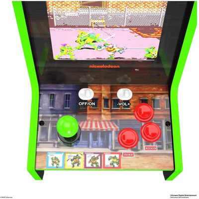 Arcade1Up Tortues Ninja 2-en-1, Gaming rétro, Multicolore - Publicité Arcade1Up Tortues Ninja 2-en-1, Gaming rétro, Multicolore - Publicité