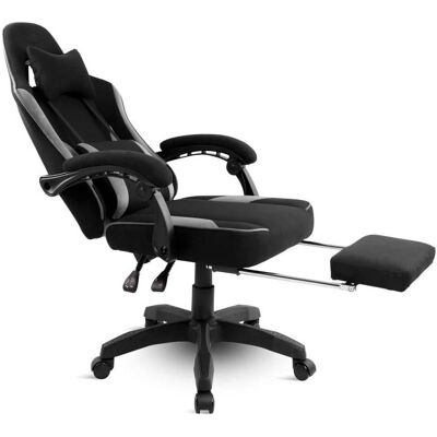 Spirit Of Gamer szék - RAVEN (állítható dőlés/magasság kihajtható lábtartó max.120kg-ig, fekete), Chaise gaming, Noir - Publicité Spirit Of Gamer szék - RAVEN (állítható dőlés/magasság kihajtható lábtartó max.120kg-ig, fekete), Chaise gaming, Noir - Publicité