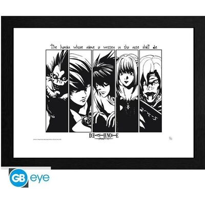 Gb Eye Death Note - Impression Encadrée "usual Suspects" (30x40) - Publicité Gb Eye Death Note - Impression Encadrée "usual Suspects" (30x40) - Publicité