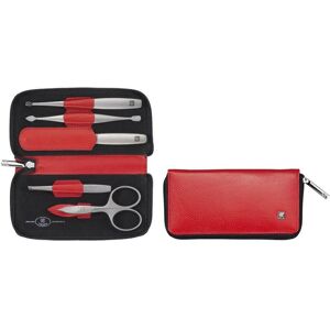 Zwilling, Appareil de soin des ongles, Twinox Travel Set - Rouge Etui en cuir 5 pièces - Rouge - Publicité Zwilling, Appareil de soin des ongles, Twinox Travel Set - Rouge Etui en cuir 5 pièces - Rouge - Publicité