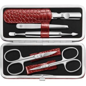 Zwilling, Appareil de soin des ongles, Classic Inox étui pour cadre, 5 pièces Cuir de vachette Rouge - Publicité Zwilling, Appareil de soin des ongles, Classic Inox étui pour cadre, 5 pièces Cuir de vachette Rouge - Publicité