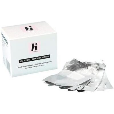 Hybrid, Dissolvant pour vernis à ongles, Hi-Hybrid Dissolvant de vernis à ongles en feuille avec cotons-tiges sans poussière - Paquet de 50 - Publicité Hybrid, Dissolvant pour vernis à ongles, Hi-Hybrid Dissolvant de vernis à ongles en feuille avec cotons-tiges sans poussière - Paquet de 50 - Publicité