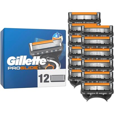 Gillette Lame de rasoir, Fusion ProGlide (12x) - Publicité Gillette Lame de rasoir, Fusion ProGlide (12x) - Publicité