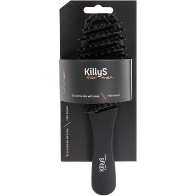 Brosse à cheveux professionnelle pour hommes - KillyS - Outil de coiffure haut de gamme - Publicité Brosse à cheveux professionnelle pour hommes - KillyS - Outil de coiffure haut de gamme - Publicité
