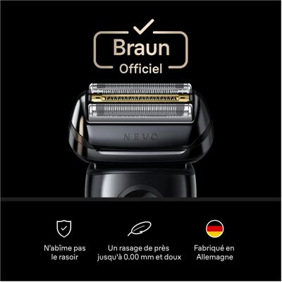 Braun Accessoires épilation + rasage, NEVO Original Ersatzscherkopf (1x) - Publicité Braun Accessoires épilation + rasage, NEVO Original Ersatzscherkopf (1x) - Publicité