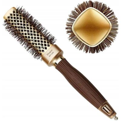 Olivia Garden, Brosse + peigne, Brosse à cheveux NanoThermic Ceramic Ion SQUARE Shaper 1.125 pouce - Publicité Olivia Garden, Brosse + peigne, Brosse à cheveux NanoThermic Ceramic Ion SQUARE Shaper 1.125 pouce - Publicité
