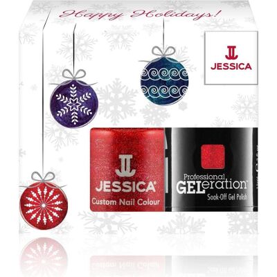 Jessica, Vernis à ongles, Winter Set Professional Geleration Vernis à ongles semi-permanent Hearts On Fire - 15 Ml (Hearts On Fire, Vernis coloré, Vernis effet gel) - Publicité Jessica, Vernis à ongles, Winter Set Professional Geleration Vernis à ongles semi-permanent Hearts On Fire - 15 Ml (Hearts On Fire, Vernis coloré, Vernis effet gel) - Publicité