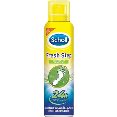 Scholl, Produit de soin des pieds, Fresh Step (Déodorants & poudre pour les pieds, 150 ml) - Publicité Scholl, Produit de soin des pieds, Fresh Step (Déodorants & poudre pour les pieds, 150 ml) - Publicité