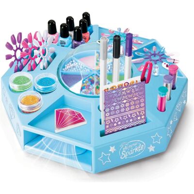Cra-z-art, Nail art + faux ongles, Shimmer n Sparkle - All in One Nail Art Studio (65702S) (Ongles artificiels) - Publicité Cra-z-art, Nail art + faux ongles, Shimmer n Sparkle - All in One Nail Art Studio (65702S) (Ongles artificiels) - Publicité