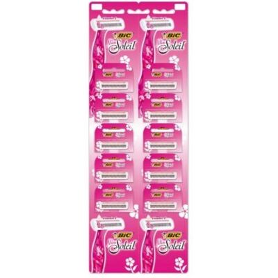Bic, Rasoir, Rasoir, Miss Soleil, 10 pièces (hit) - Publicité Bic, Rasoir, Rasoir, Miss Soleil, 10 pièces (hit) - Publicité