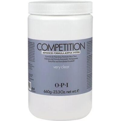 OPI, Nail art + faux ongles, Competition Acrylic Nail Powder Very Clear 660g (Ongles artificiels, Très clair) - Publicité OPI, Nail art + faux ongles, Competition Acrylic Nail Powder Very Clear 660g (Ongles artificiels, Très clair) - Publicité