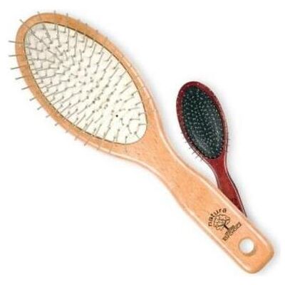Brosse à cheveux en bois Natura de Top Choice - Brosse - Publicité Brosse à cheveux en bois Natura de Top Choice - Brosse - Publicité