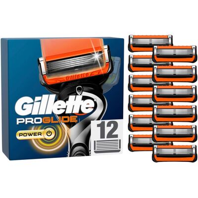Gillette Lame de rasoir, ProGlide Power (12x) - Publicité Gillette Lame de rasoir, ProGlide Power (12x) - Publicité