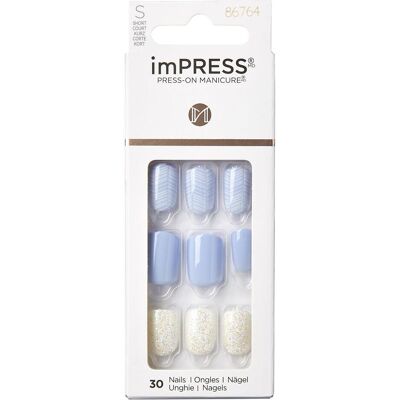 Kiss Nail art + faux ongles, My Face - imPRESS Nails Lavender Whisper - Self-adhesive nails ( 30 pcs ) - (Chuchotement de lavande) - Publicité Kiss Nail art + faux ongles, My Face - imPRESS Nails Lavender Whisper - Self-adhesive nails ( 30 pcs ) - (Chuchotement de lavande) - Publicité