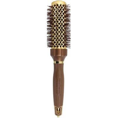 Olivia Garden, Brosse + peigne, Nanothermic Powergrip Thermal Brush with Special Patented Wavy Design - Publicité Olivia Garden, Brosse + peigne, Nanothermic Powergrip Thermal Brush with Special Patented Wavy Design - Publicité