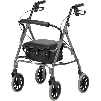 Days Rollator Pliable Léger avec Siège Paddé - Publicité Days Rollator Pliable Léger avec Siège Paddé - Publicité