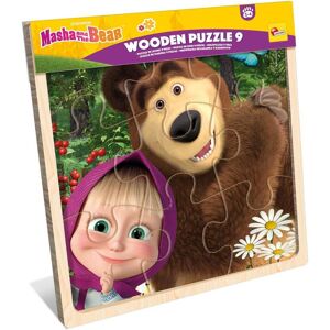 Lisciani Masha Puzzle en Bois - 9 en Présentoir 6 - Publicité Lisciani Masha Puzzle en Bois - 9 en Présentoir 6 - Publicité