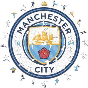 Iconic Man City FC - Logo - Puzzle en Bois L - Cadeau Football - Publicité Iconic Man City FC - Logo - Puzzle en Bois L - Cadeau Football - Publicité