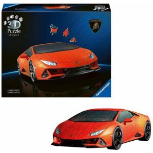 Ravensburger 3D Puzzle Iconics: Lamborghini Huracán Evo orange / 108 Teile / ab: 8 Jahren (108 pièces) - Publicité Ravensburger 3D Puzzle Iconics: Lamborghini Huracán Evo orange / 108 Teile / ab: 8 Jahren (108 pièces) - Publicité