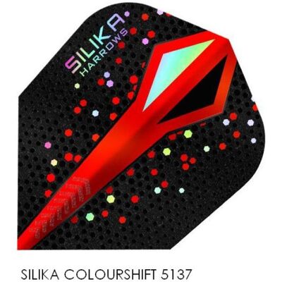 Harrows Silika Colourshift Federn - Publicité Harrows Silika Colourshift Federn - Publicité