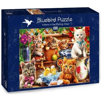 Bluebird Blue Bird Puzzle 1000 Petits chatons dans une cabane (1000 pièces) - Publicité Bluebird Blue Bird Puzzle 1000 Petits chatons dans une cabane (1000 pièces) - Publicité