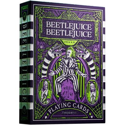Theory11 Cartes à jouer Beetlejuice (Anglais) - Publicité Theory11 Cartes à jouer Beetlejuice (Anglais) - Publicité