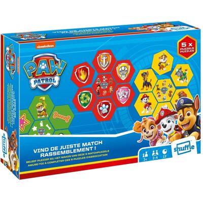 Cartamundi Shuffle Let's Match Paw Patrol - Jeu de société - Publicité Cartamundi Shuffle Let's Match Paw Patrol - Jeu de société - Publicité