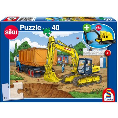 Schmidt Siku Modèle 0 - Puzzle 40 pcs & Excavatrice - Puzzle - Publicité Schmidt Siku Modèle 0 - Puzzle 40 pcs & Excavatrice - Puzzle - Publicité