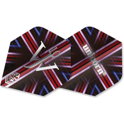 Unicorn Darts - Ultrafly 100 Plus - Ailettes de fléchettes - Publicité Unicorn Darts - Ultrafly 100 Plus - Ailettes de fléchettes - Publicité