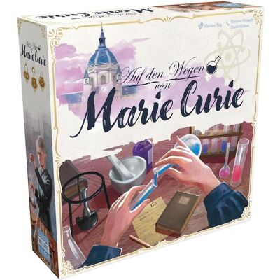 Asmodée Sur les traces de Marie Curie (Allemand, 2 - 4 Joueur) - Publicité Asmodée Sur les traces de Marie Curie (Allemand, 2 - 4 Joueur) - Publicité