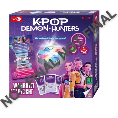 Noris K-POP Demon Hunters Spiel (Allemand, Anglais, Français, Italien, 2 - 4 Joueur) - Publicité Noris K-POP Demon Hunters Spiel (Allemand, Anglais, Français, Italien, 2 - 4 Joueur) - Publicité