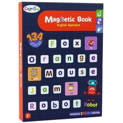 Lean Toys Magnetisches englisches Alphabet-Puzzle (Anglais) - Publicité Lean Toys Magnetisches englisches Alphabet-Puzzle (Anglais) - Publicité