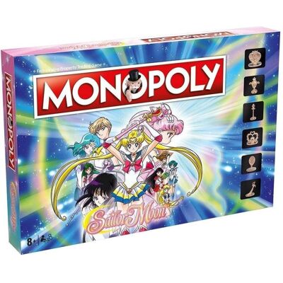 Winning Moves Board Game Monopoly Sailor Moon édition anglaise 2-6 joueurs âge 8+ 036177 (Anglais, 2 - 6 Joueur) - Publicité Winning Moves Board Game Monopoly Sailor Moon édition anglaise 2-6 joueurs âge 8+ 036177 (Anglais, 2 - 6 Joueur) - Publicité