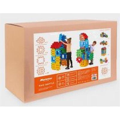 Marioinex Maxi Waffle Blocs de Construction - Éducatifs, Colorés, Durables - Publicité Marioinex Maxi Waffle Blocs de Construction - Éducatifs, Colorés, Durables - Publicité