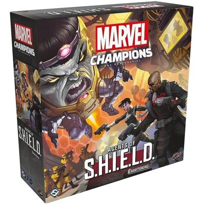 Asmodée FFGD2951 - Marvel Champions Le Jeu de Cartes - Agents of S.H.I.E.L.D (Allemand, 1 - 4 Joueur) - Publicité Asmodée FFGD2951 - Marvel Champions Le Jeu de Cartes - Agents of S.H.I.E.L.D (Allemand, 1 - 4 Joueur) - Publicité