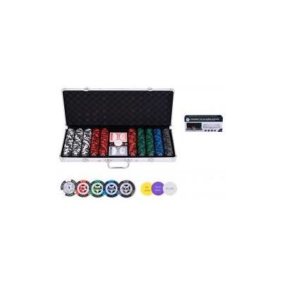 Bicycle Pokerset im silbernen Koffer, niedriger Einsatz, 500 Chips - Publicité Bicycle Pokerset im silbernen Koffer, niedriger Einsatz, 500 Chips - Publicité