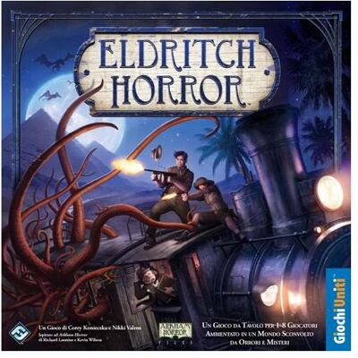 Giochi Uniti Eldritch Horror - Jeu de Société Italien - Publicité Giochi Uniti Eldritch Horror - Jeu de Société Italien - Publicité